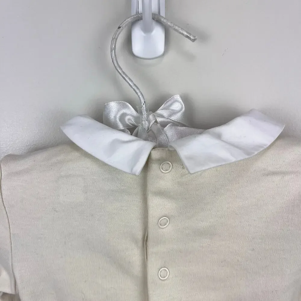 Ralph Lauren Cotton Bodysuit & Plaid Overall Set 6-9 Months NWT